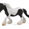 Cal Gypsy Mare - alb si negru XL - Animal figurina