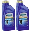 Ulei motor Ravenol 2T Outboard Fullsynth, 2 litri, NMMA TC-W3, motoare 2 timpi
