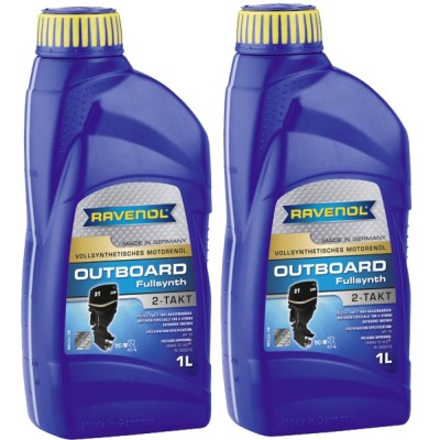 Pachet 2 litri ulei Ravenol 2T Outboard fullsynth foto