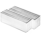 Set 10 Magneti Neodim Puternici 10x5x1.5mm Argintiu Magnetic Sustinere Organizare Bucatarie Living Dormitor Birou Hol