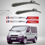 Cumpara ieftin Ștergătoare Opel Vivaro Bus L2H1 (2001&ndash;2006) Flat | Set față &ndash; TeamCar&reg;