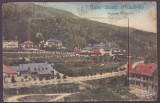 689 - Baile SLANIC MOLDOVA Leporello - old 10 mini photocards, CENSOR used 1916, Circulata, Printata