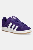 adidas Originals sneakers din piele &icirc;ntoarsă Campus 00s culoarea violet, JH7284