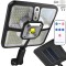 Lampa Solara, cu Panou Solar Incorporat, 220 LED SMD, Telecomanda, cu Senzori de Amurg, Miscare si Lumina, Brat de Montare, Rezistenta la Apa IP65, 3