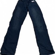 Pantaloni blugi , interior captusit , varsta 10-11 ani