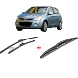 Cumpara ieftin Set 3 stergatoare HYUNDAI i20 I (PB, PBT) 2008-2015, pentru parbriz si luneta, Bosch Twin