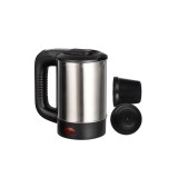 Fierbator auto electric 12V din inox, 500 ml, cu 2 cani incluse