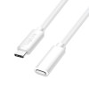 CABLU alimentare si date LOGILINK, pt. smartphone, USB 2.0, USB Type-C (T) la USB Type-C (M), 1m, PD 100W, 2 x ecranat, plastic, alb, &quot;CU0220&quot; (timbru