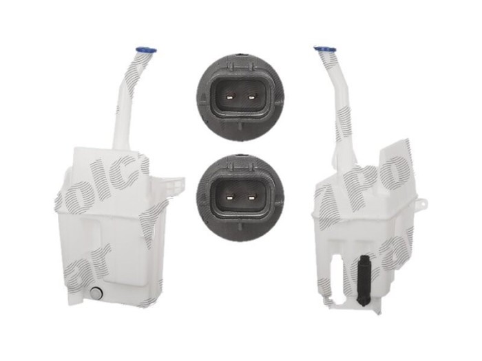 Rezervor spalator parbriz Toyota Corolla (E12), 01.2002-03.2007; Avensis (T25), 04.2003-10.2008, Hatchback, Combi, cu 2 pompe spalator
