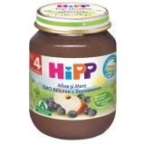 Piure Bio de fructe cu mere si afine de la 4 luni, 125g, Hipp