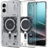 Husa Samsung Galaxy S25 Edge Spigen Ultra Hybrid MagSafe, negrutransparenta