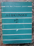 A. E. BACONSKY - VERSURI ( CELE MAI FRUMOASE POEZII )