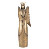 Cumpara ieftin Figurina Inger metal auriu 20x16x52 cm
