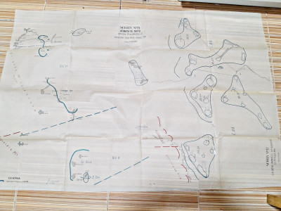 Harta. Schita nr.14 si nr.17, primul razboi mondial, detalii in descriere foto