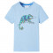 Tricou pentru copii cu m&acirc;neci scurte, albastru deschis, 104