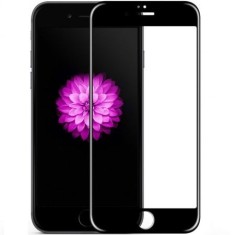 Folie de sticla Apple iPhone 6, Elegance Luxury margini colorate Negru