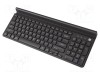 Tastatură neagră wireless NATEC USB A US layout 108 butoane