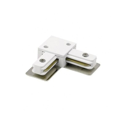 Set Conector pentru Sina Techstar&amp;reg; RailRacks, Monofazata, Tip L, Forma L, Alb foto