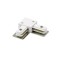 Set Conector pentru Sina Techstar&reg; RailRacks, Monofazata, Tip L, Forma L, Alb
