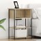 vidaXL Dulap de noapte Stejar sonoma 55 x 31 x 76 cm Lemn compozit
