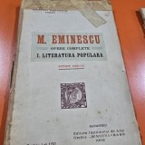 Opere Complete. I. Literatura populara - M. Eminescu
