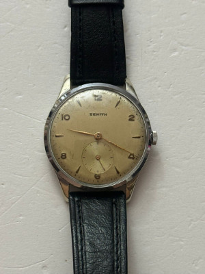 CEAS ZENITH Classic - JUMBO Oversize - 37.8mm - Mecanic - Cal. 126 - An 1951 ! foto