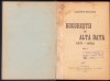 Bucureștii de Altădată 1871-1884, Vol. I, Bacalbașa 1927, Editura Universul - Istorie București