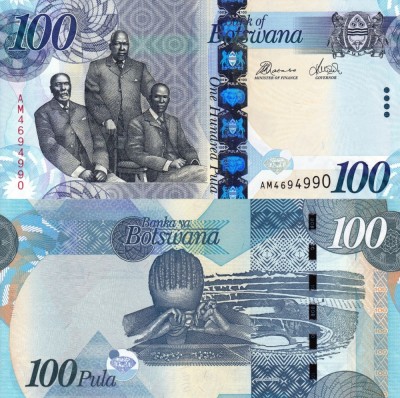 BOTSWANA 100 pula 2016 UNC!!! foto