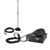 Pachet Statie radio CB PNI ESCORT HP 8024 ASQ, 4W, AM-FM, 12 24V + Antena CB PNI Extra 40 cu magnet 5-7KM