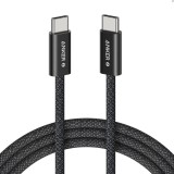 Cablu Date si Incarcare USB-C - USB-C Anker Zolo, 240W, 1.8m, Negru A8060H12