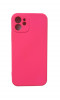 Huse silicon antisoc cu microfibra interior Iphone 12 Roz Neon, Husa