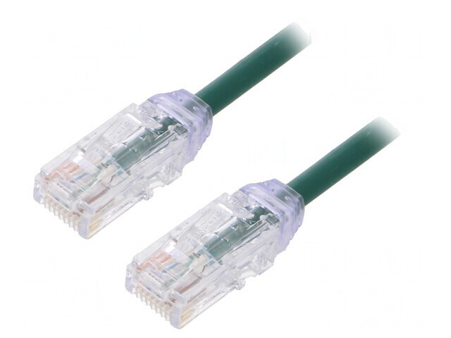 Patch Cord UTP Cat 6a 2m Verde LSZH 28AWG