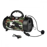 Boxa Portabila Bluetooth BoomBox Mini, 5W, Radio FM, Microfon, USB, MicroSD, AUX, Egalizator, Autonomie 5h