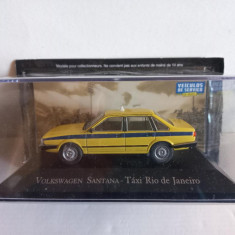 Macheta Volkswagen Santana - Taxi Rio de Janeiro 1:43 Deagostini