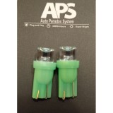 Set 2 becuri auto W5W/ T10- 1 Smd verde
