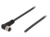 Cablu de conectare M8 unghi 10m 60VAC 4A PUR
