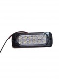 Lampa laterala 12-24V led alba 115mm, Breckner