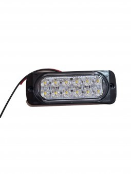 Lampa laterala 12-24V led alba 115mm foto