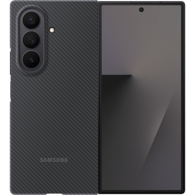 Husa pentru Samsung Galaxy Z Fold7 F966, Carbon Shield Case, Neagra EF-XF966SBEGWW foto