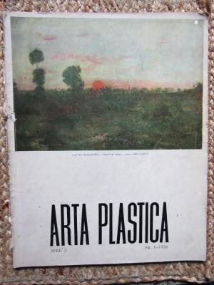 &amp;#039;&amp;#039; ARTA PLASTICA &amp;#039;&amp;#039; - REVISTA A U.A. P. DIN R.P.R. SI A MINISTERULUI CULTURII , ANUL 3 , NR. 1 - 1956 foto