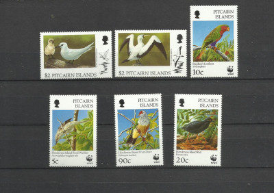 PITCAIRN 1996 WWF FAUNA PROTEJATA PASARI foto