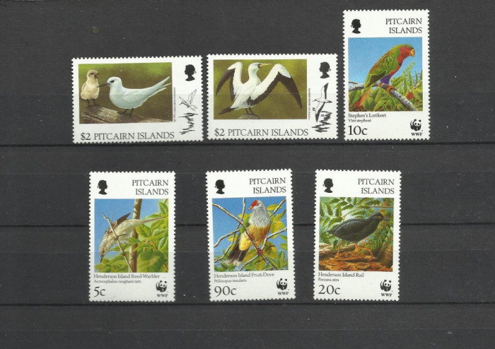 PITCAIRN 1996 WWF FAUNA PROTEJATA PASARI