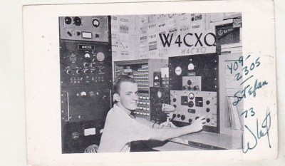 bnk cp USA - Petersburg Virginia - QSL 1960 foto