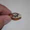 INEL AUR alb 18K + 1 Diamant = 0.30ct. - Barbati - Marimea 66 - 9.7g. !