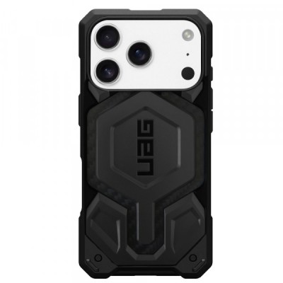 Husa MagSafe pentru Apple iPhone 17 Pro Max, Urban Armor Gear, Monarch Pro Carbon, Neagra foto