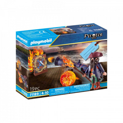 Playmobil - Set Cadou Pirat Cu Tun foto