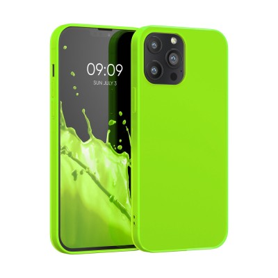 Husa pentru Apple iPhone 13 Pro Max, Silicon, Verde, 55970.75, kwmobile foto