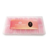 Forme Unghii French Roz, 15 Marimi, 150 Bucati, Plastic, Reutilizabile, Tips Unghii Constructie, Manichiura Profesionala