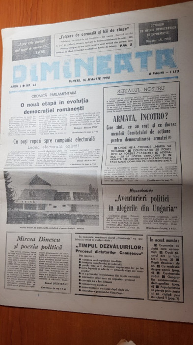 dimineata 16 martie 1990-mircea dinescu si poezia politica