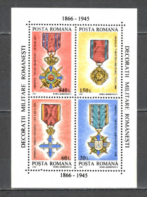 Romania.1994 Ordine militare-Bl. ZR.930 foto